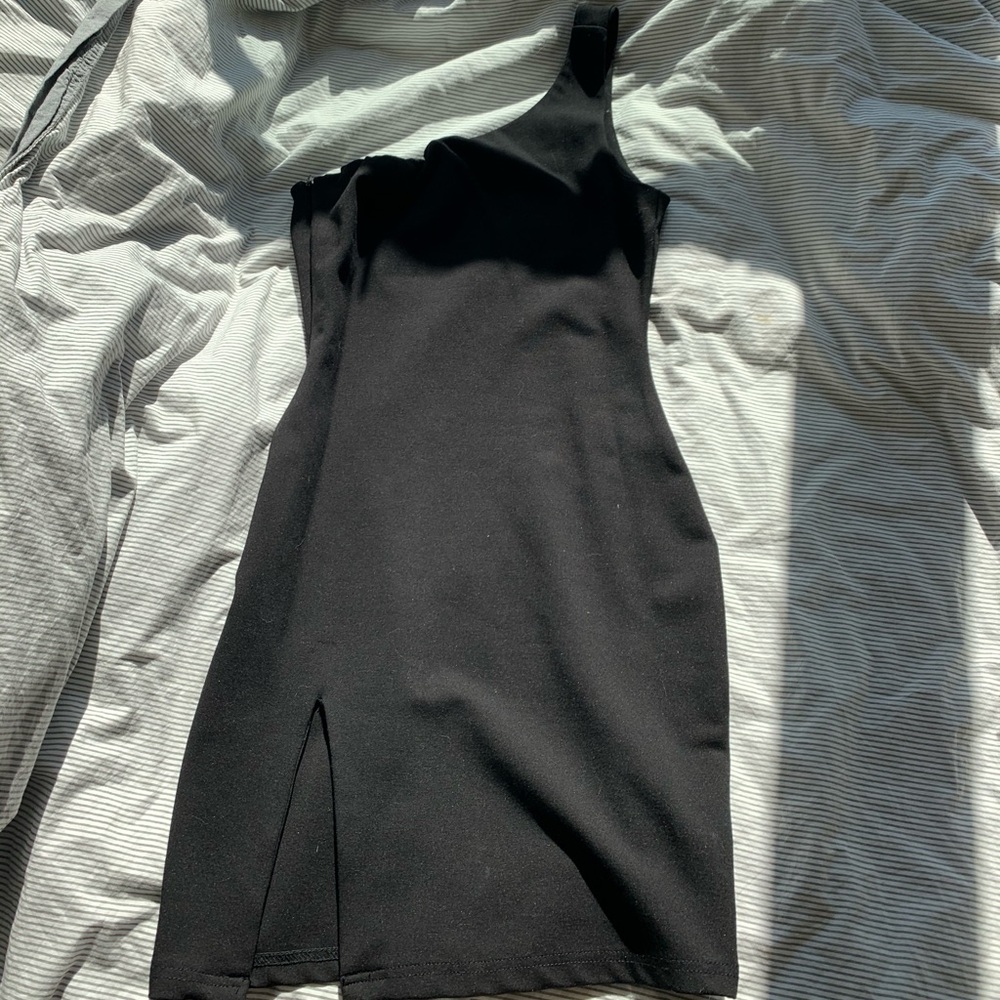 Black One Strap Dress